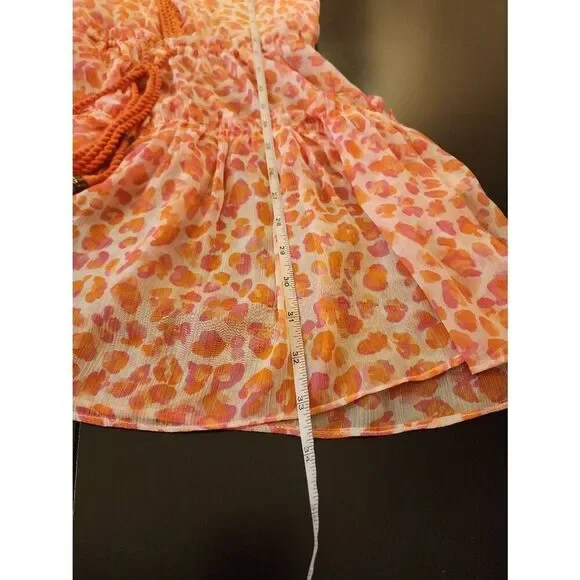 Ramy Brook NWT Donica Leopard print swim cover up dress size Large - Picture 12 of 12